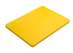 Доска кухонная желтая 50х30 см h2 см пластик